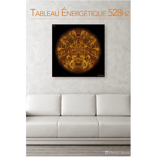 Tableau énergétique 528 Hz - Grand Format